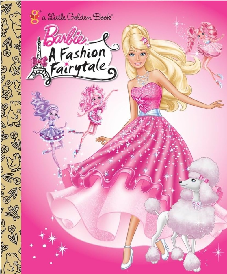 barbie fashion fairytale barbie Niche Utama Home Barbie: Fashion Fairytale (Barbie) (Little Golden Book)