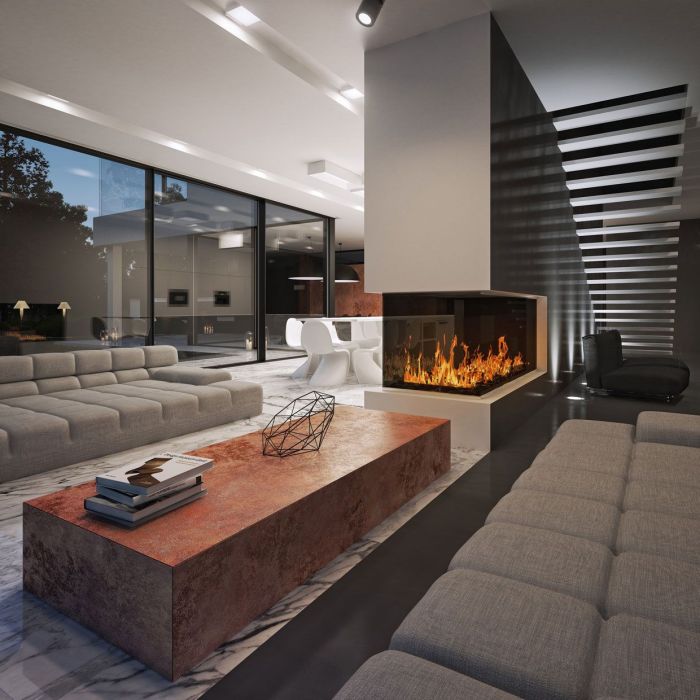 Living room modern ideas studio designs house organic concept white interior open lounge architecture beautiful amazing space building fireplace plan